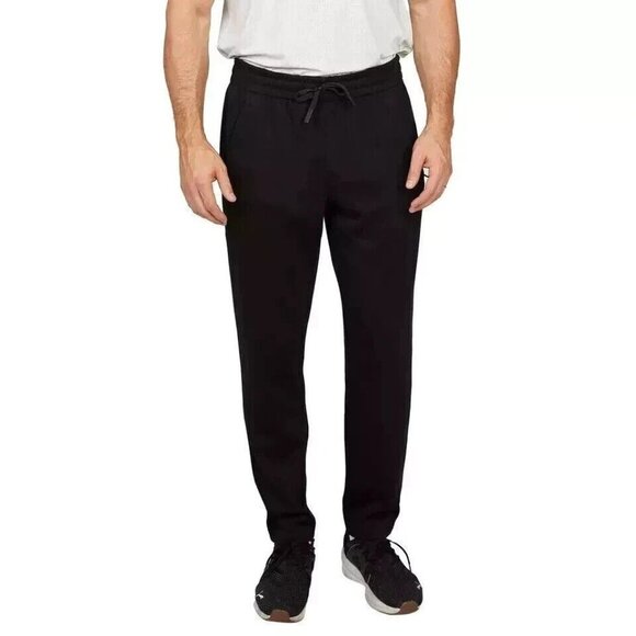 NEW Spyder Active Men's M Black Jogger Sweatpants Polyester Blend - Picture 1 of 6